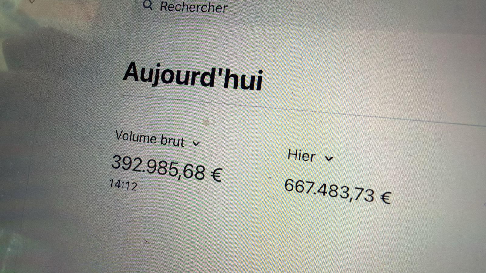 €392,985 in a single day — Stripe
